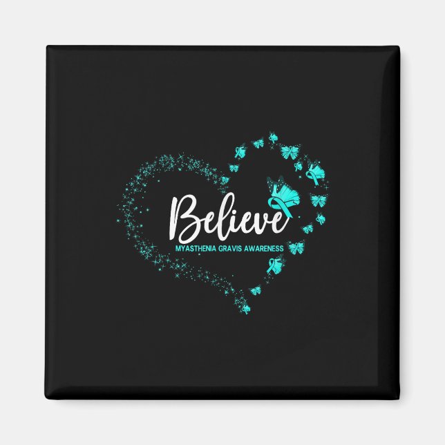 Myasthenia Gravis Awareness Butterfly Magnet (Framsidan)