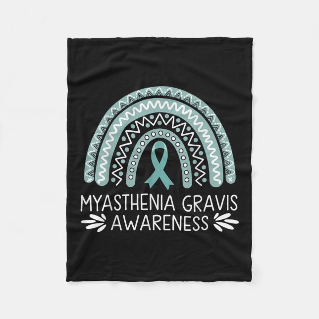 Myasthenia Gravis Awareness Fleecefilt (Framsidan)