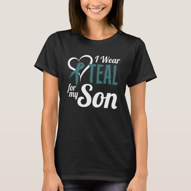 Myasthenia Gravis Awareness Manar Kvinnor Bära Tea T Shirt (Framsida)