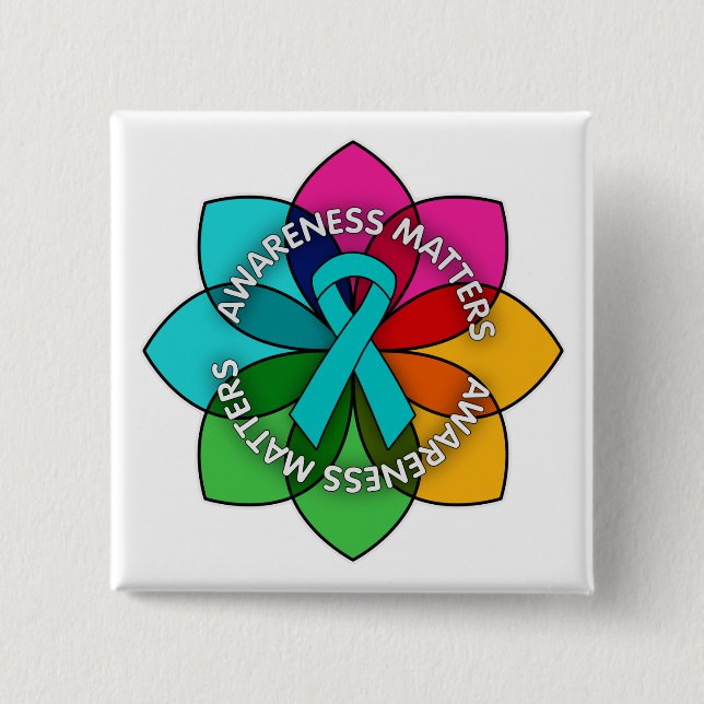 Myasthenia Gravis Awareness Matters Petals Knapp (Framsida)