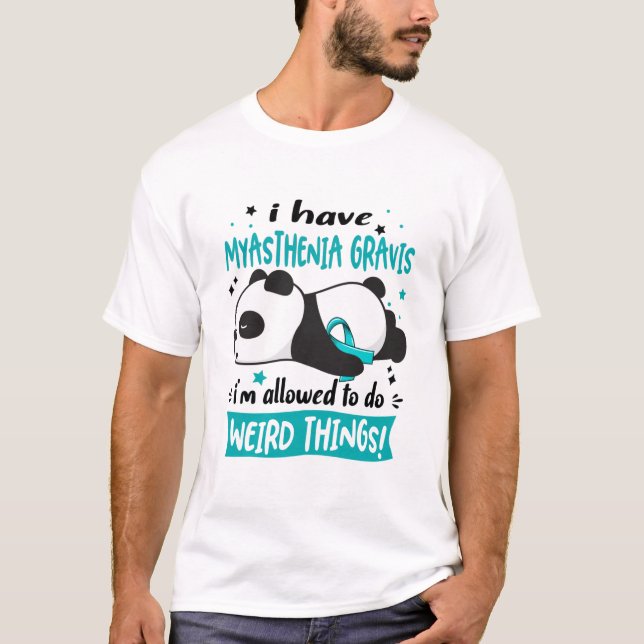 Myasthenia Gravis Awareness Month Ribbon Gifts T Shirt (Framsida)