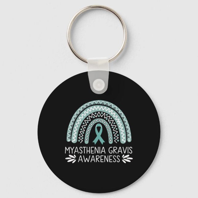 Myasthenia Gravis Awareness Nyckelring (Framsida)