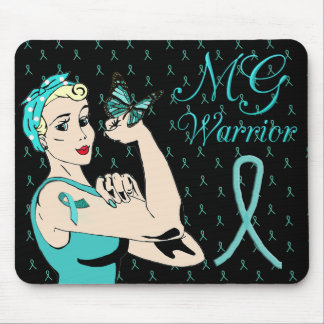 Myasthenia Gravis Awareness Ribbon Mouse Pad Musmatta