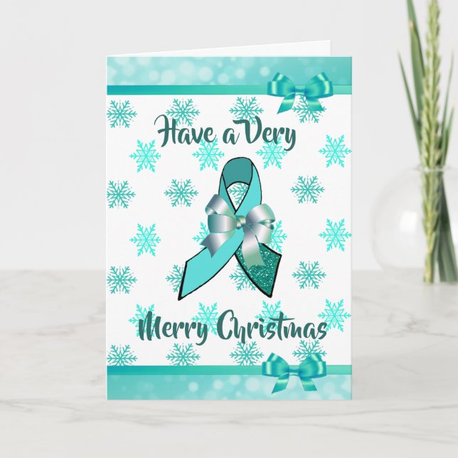 Myasthenia Gravis Hälsning julkort Kort (Framsida)