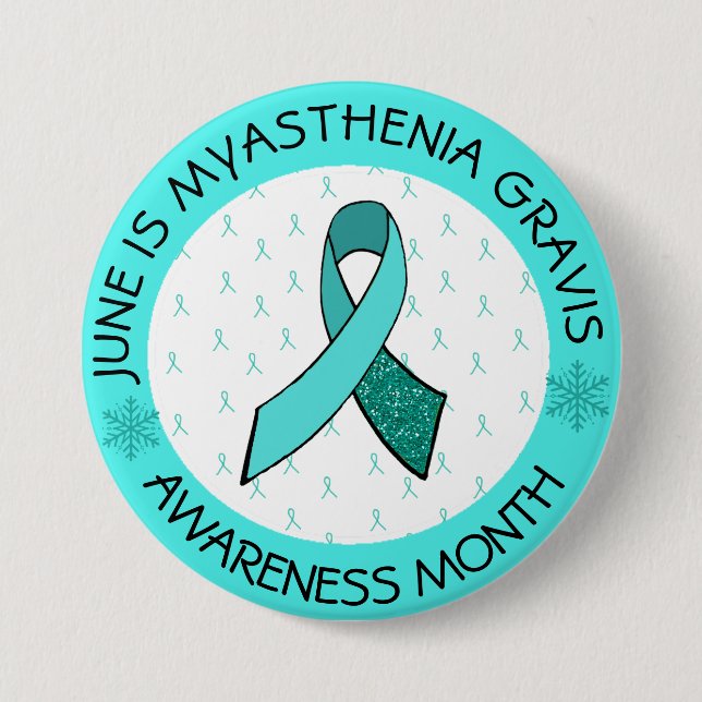 Myasthenia Gravis Hope Awareness Butterfly Knapp (Framsida)
