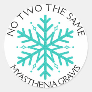Myasthenia Gravis inga 2 den samma Runt Klistermärke