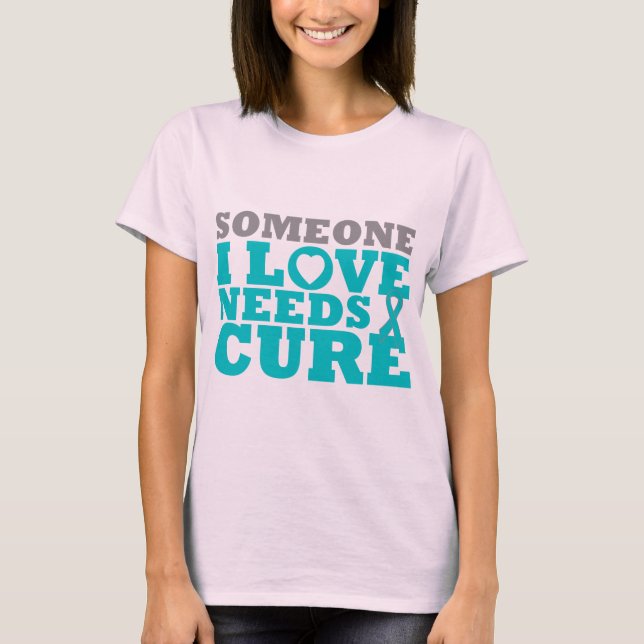 Myasthenia Gravis Någon i Kärlek behöver en bot Tee Shirt (Framsida)