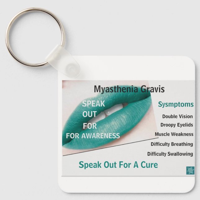 Myasthenia Gravis Nyckelring (Framsida)