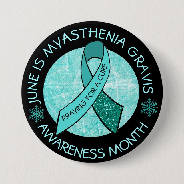 Myasthenia Gravis Praying for a Cure Knapp (Framsida)
