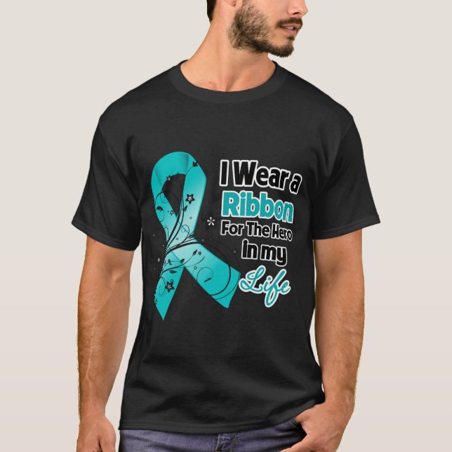 Myasthenia Gravis Ribbon Hero i mitt liv Tee (Framsida)