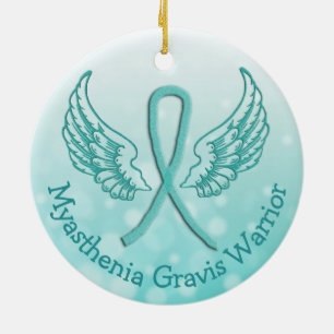 Myasthenia Gravis Snowflake jul Ornament