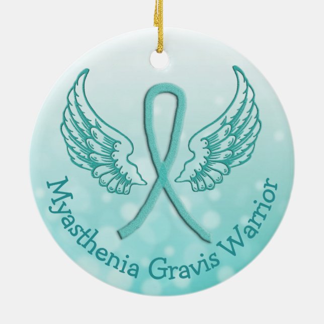 Myasthenia Gravis Snowflake jul Ornament (Baksidan)