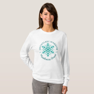 Myasthenia Gravis Snowflake Warrior Shirt T-shirt