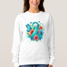 Myasthenia Gravis Teal Awareness Ribbon T Shirt