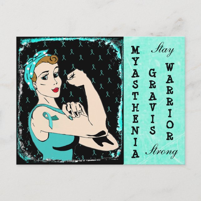 Myasthenia Gravis vykort (Framsida)