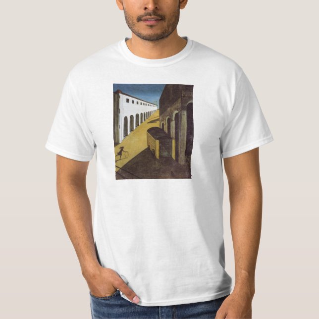 Myasty and Melancholy by Giorgio De Chirico T Shirt (Framsida)