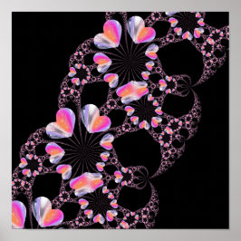 Myasty Heart Fractal Poster