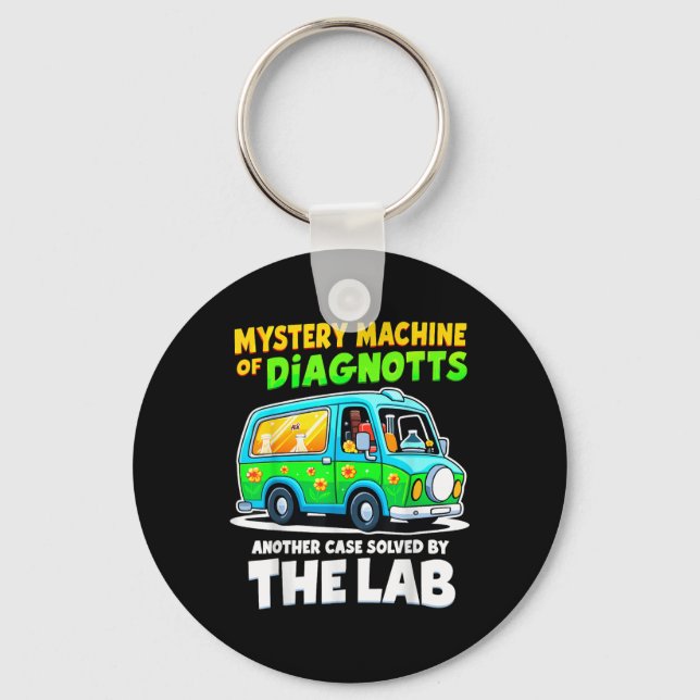 Myasty Maskin of Diagnostics Lab Week 2025 Tee Nyckelring (Framsida)