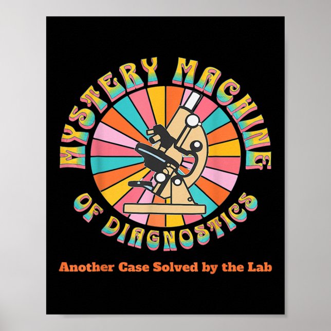 Myasty Maskin of Diagnostics Retro Lab Vecka 2025 Poster (Framsidan)