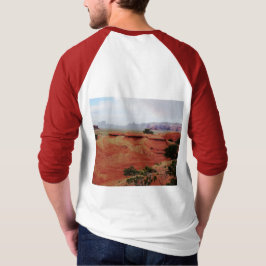 Myasty Valley Southwest 3/4 Sleeve Raglan Shirt T Shirt