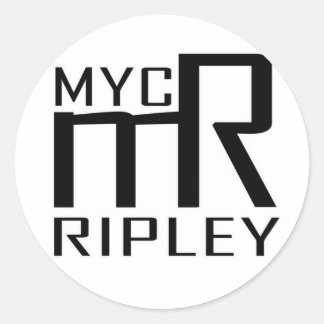 Myc Ripley logotyp Runt Klistermärke