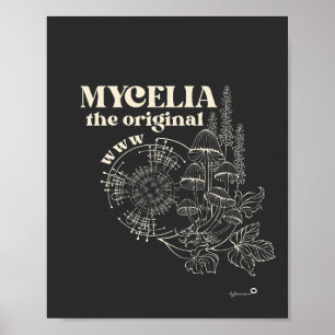 Mycelia-originalet av WWW-återdesign Poster
