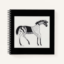 Mycenaean Greece Inspired Horse Notebook