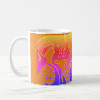Mycenaean Grekiska Inspired Orange Gossips Mugg
