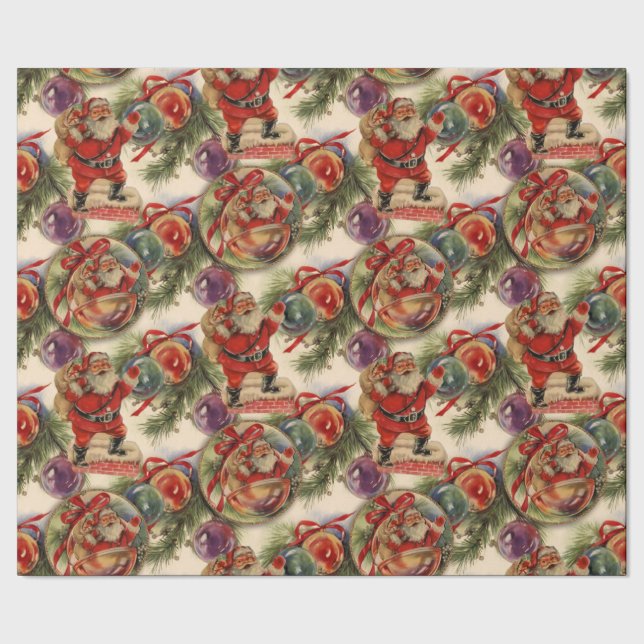 Mycket 1950 års jul presentpapper (Seam)