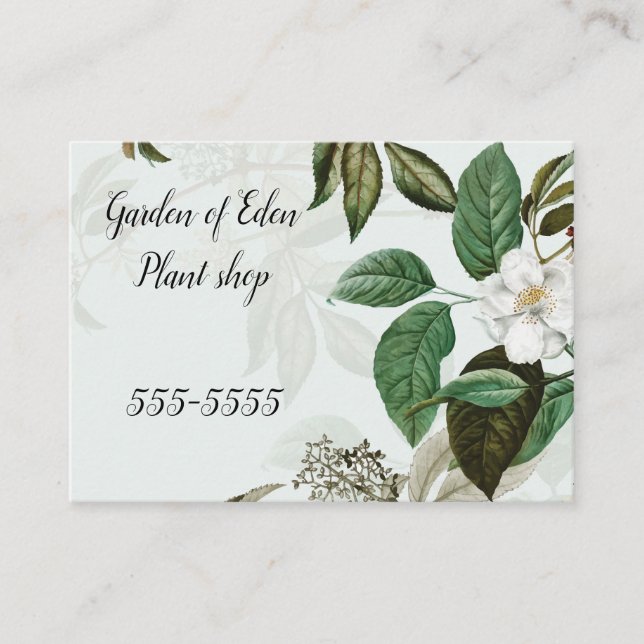 Mycket 3,5" x 2,5" visitkort (Framsida)