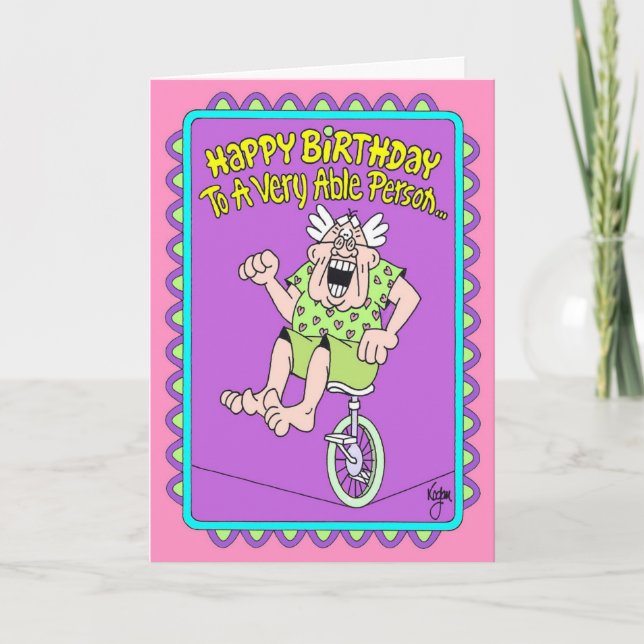 MYCKET ABEL Birthday Card Kort (Framsida)