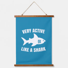 Mycket aktiv som en haj