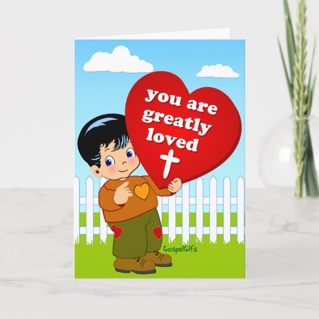 Mycket älskad helgkort (Framsida)