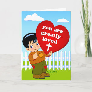 Mycket älskad helgkort