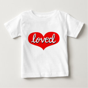 Mycket älskad - spädbarn t-shirt