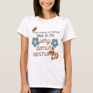Mycket återhållsamma gester-Gen Z 2026, Vita kvinn T Shirt