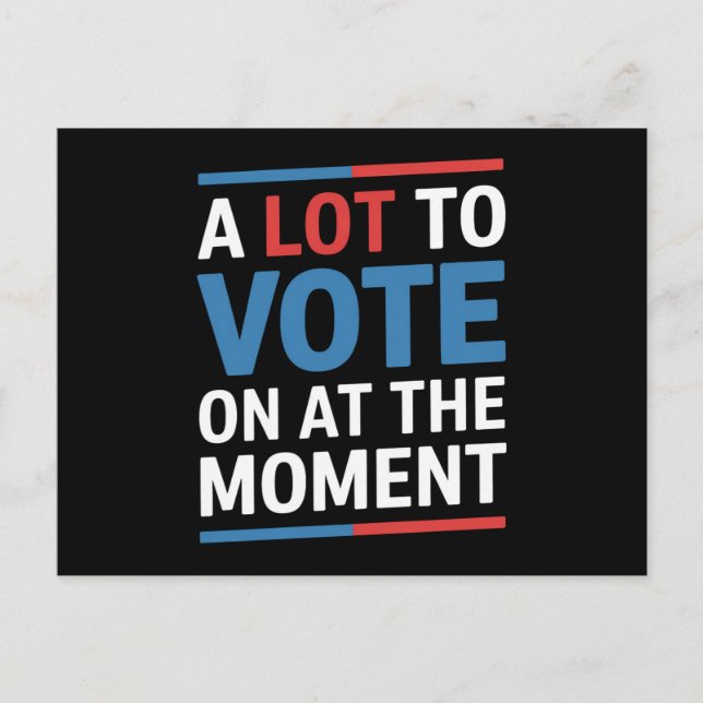 Mycket att rösta om vid den aktuella ceremonin i K Vykort (Framsida)