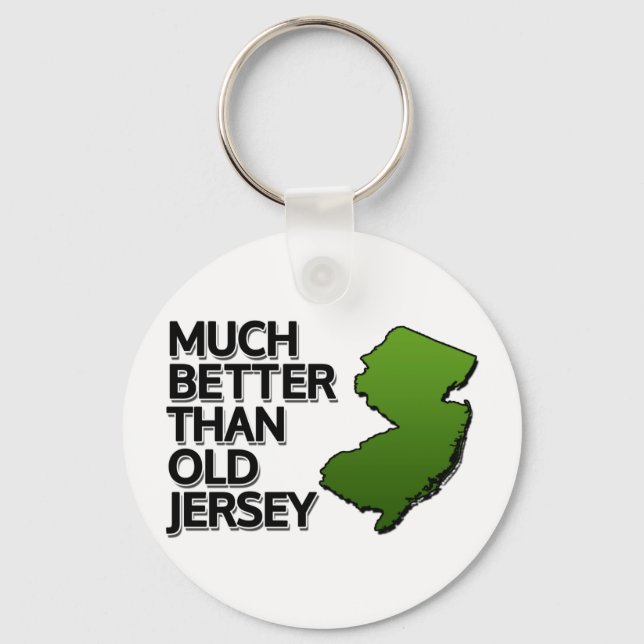 Mycket bättre än gammal Jersey Nyckelring (Framsida)