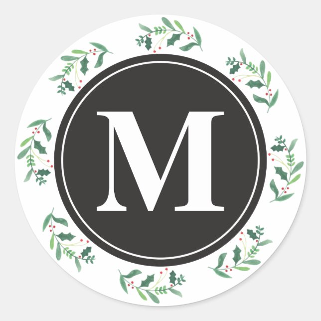 Mycket berry Collection Runt Klistermärke (Framsida)