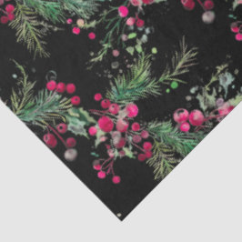 Mycket berry jul, grumlig vattenfärg