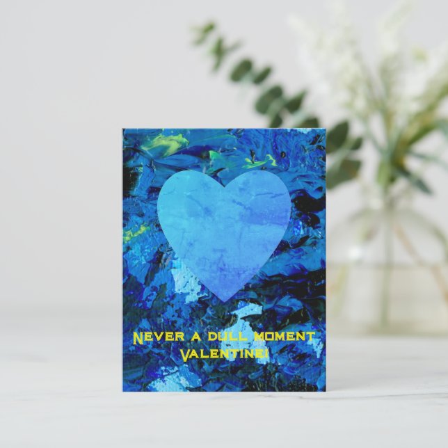 Mycket blått latinskt kort för Denim (Stående Fram)