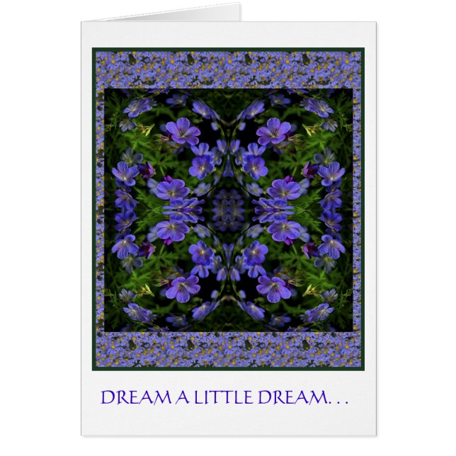 MYCKET BLÅTT skräddarsy JOHNSON - Hälsningskort (Framsidan)