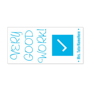 "MYCKET BRA ARBETAR!" Märkning Rubber Frimärke Självfärgande Stämpel