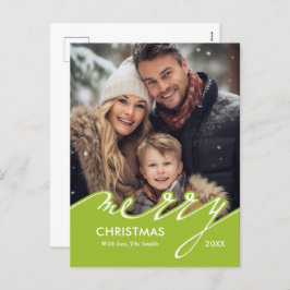 Mycket bra julfoto för Roligt Helg Vykort