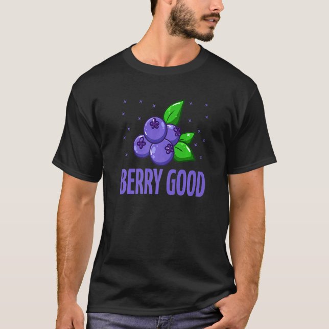 Mycket Bra Ordlek Blåbär  Blåbär T Shirt (Framsida)