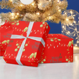 Mycket bra på Candy Apple Red jul Presentpapper