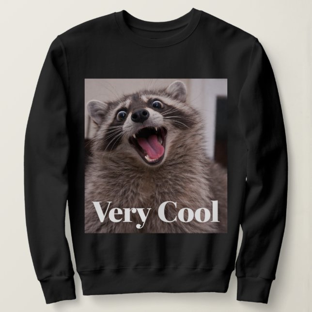 Mycket cool tvättbjörn t shirt (Design framsida)
