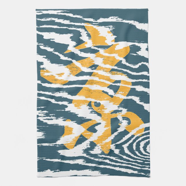 Mycket Coola asiatisk kalligrafi Kökshandduk (Vertikal)