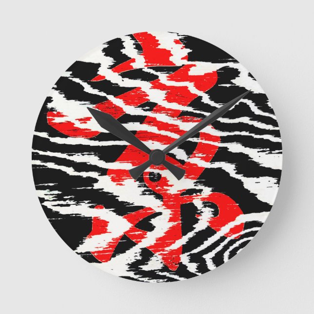 Mycket Coola asiatisk kalligrafi Rund Klocka (Framsida)