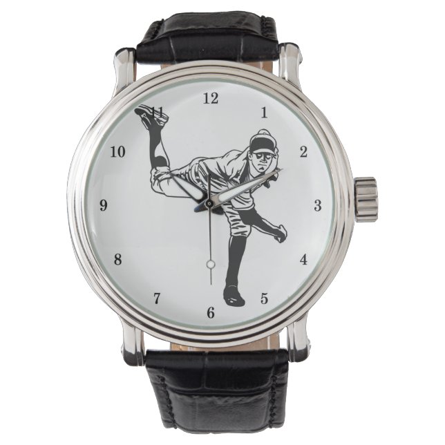 Mycket Coola Baseball Wrist Watch Armbandsur (Framsida)